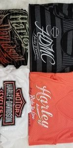 Harley Davidson Womens Lot of 4 Shirts
